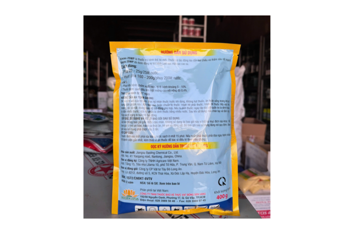 VOCES 25WP METALAXYL DẠNG M