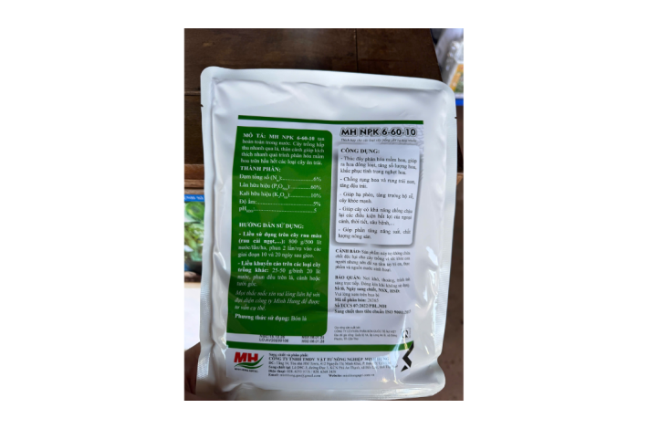 NPK 6-60-10 HAIFA ISRAEL TẠO MẦM HOA MH