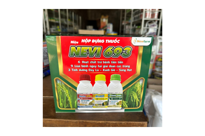 BỘ BA NẤM KHUẨN NEVI 693-BACTER XTRA (GamycinUSA 150SL)-BLAST (Azobem 400SC)-TV PYRANIL 390SC