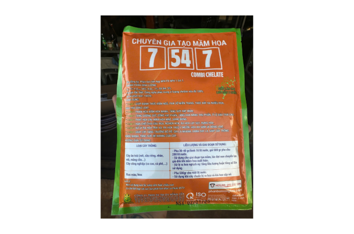 NPK 7-54-7 TẠO MẦM HOA RỒNG LỬA