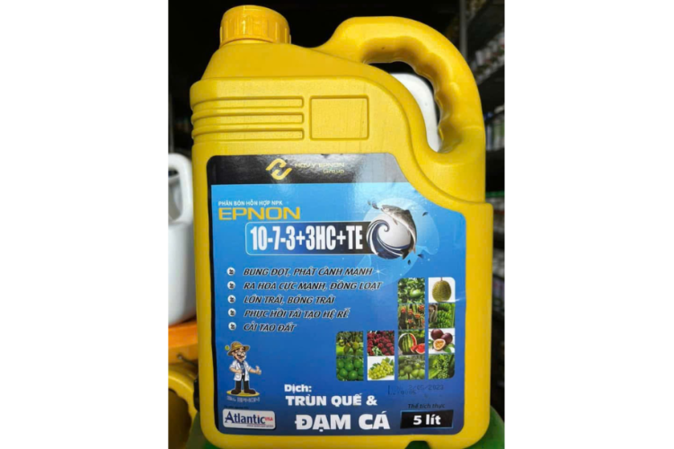 ĐẠM CÁ EPNON 10-7-3+3HC+TE (5 lít)