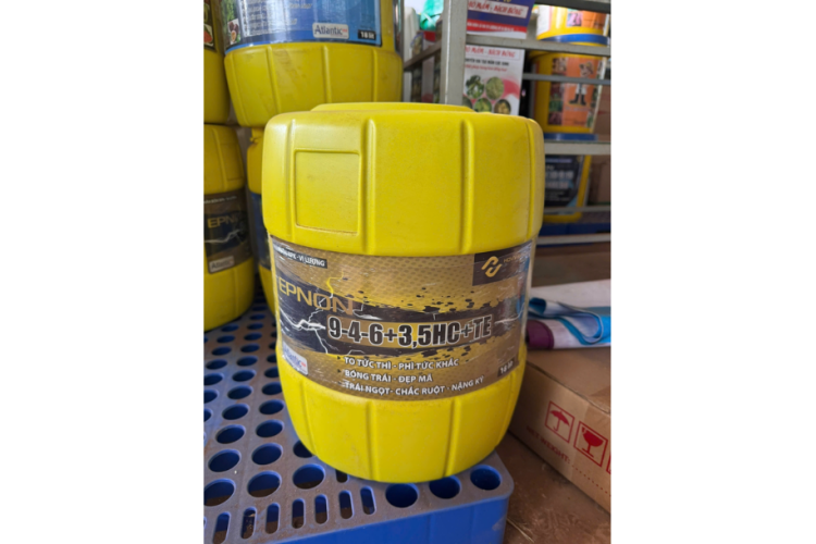 ĐẠM CÁ NUÔI TRÁI EPNON 9-4-6+3.5HC+TE (18 lít)