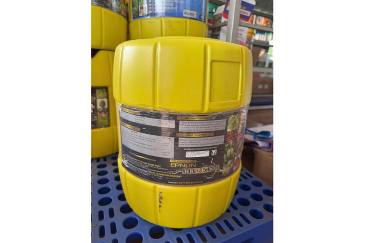 ĐẠM CÁ NUÔI TRÁI EPNON 9-4-6+3.5HC+TE (18 lít)