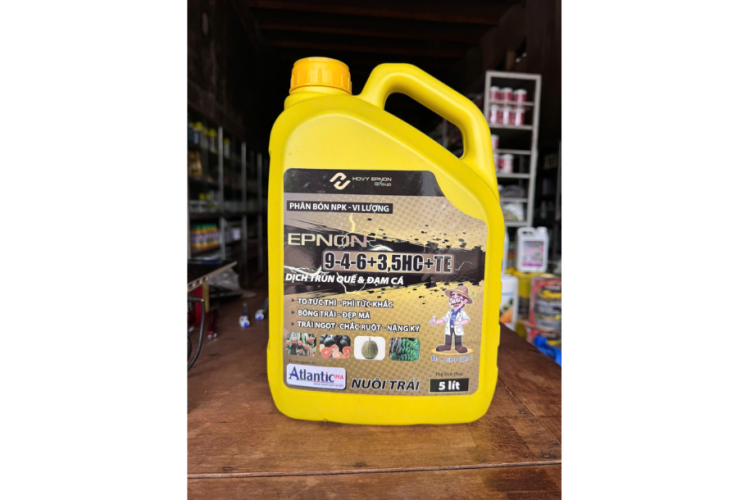 ĐẠM CÁ NUÔI TRÁI EPNON 9-4-6+3.5HC+TE (5 lít)