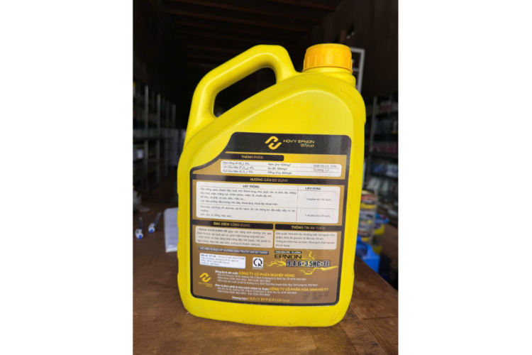 ĐẠM CÁ NUÔI TRÁI EPNON 9-4-6+3.5HC+TE (5 lít)