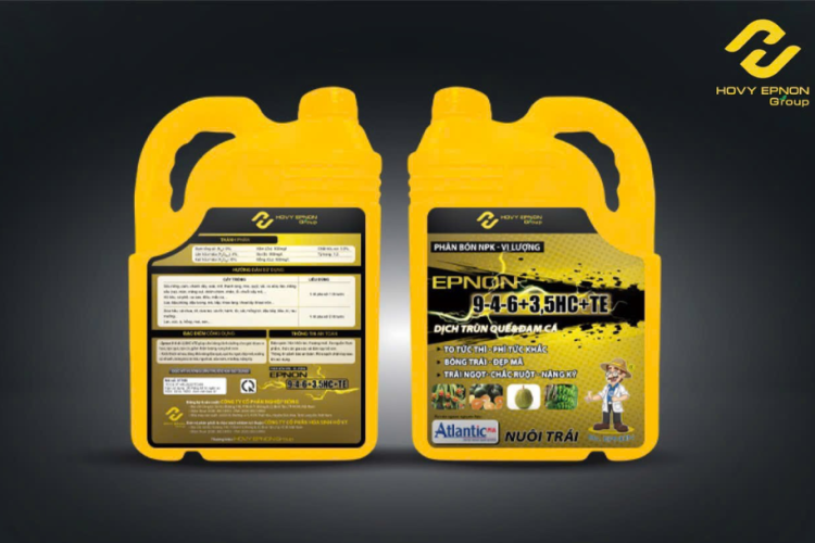 ĐẠM CÁ NUÔI TRÁI EPNON 9-4-6+3.5HC+TE (5 lít)